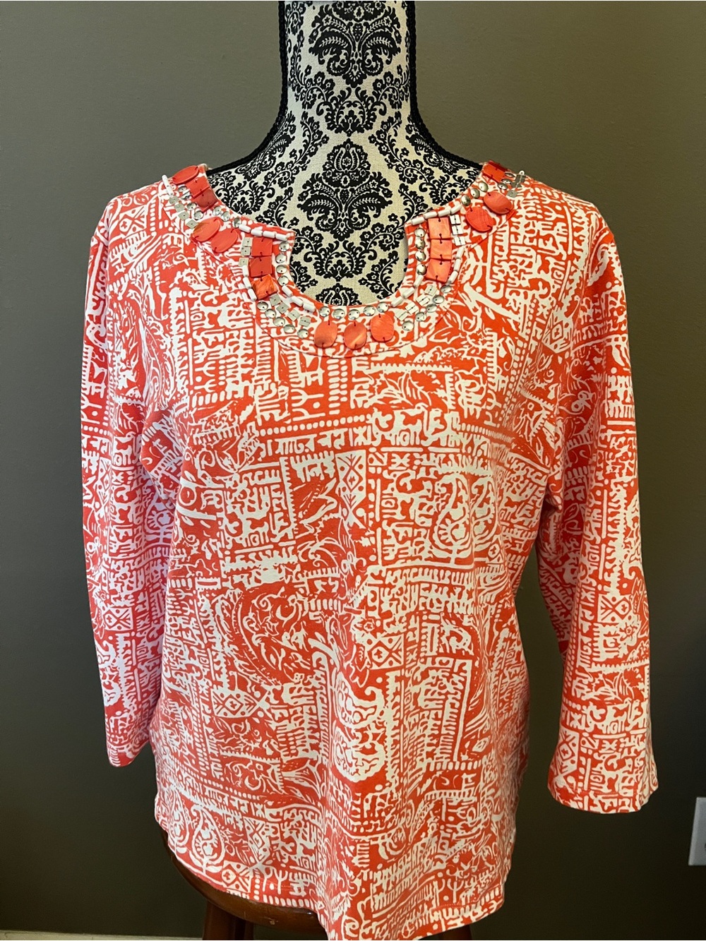 Ruby Rd. Embellished Top